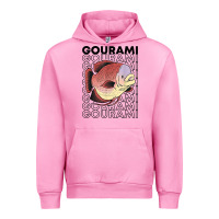 Fuchsia Pink giant gourami fish 80's monster fish keeper tropical fish t shirt Urban Hoodie - linhVisuals