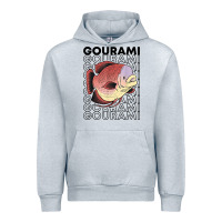 Heather Grey giant gourami fish 80's monster fish keeper tropical fish t shirt Urban Hoodie - linhVisuals