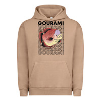 Pigment Burro giant gourami fish 80's monster fish keeper tropical fish t shirt Urban Hoodie - linhVisuals