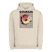 Pigment French Oak giant gourami fish 80's monster fish keeper tropical fish t shirt Urban Hoodie - linhVisuals