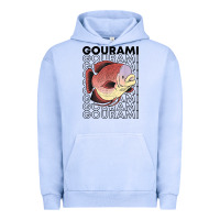 Pigment Grape Ice giant gourami fish 80's monster fish keeper tropical fish t shirt Urban Hoodie - linhVisuals