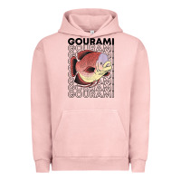 Pigment Salmon giant gourami fish 80's monster fish keeper tropical fish t shirt Urban Hoodie - linhVisuals