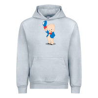 Heather Grey porky pig Urban Hoodie - linhVisuals