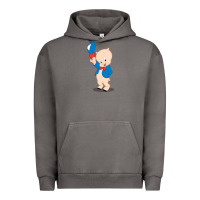 Pigment Tornado porky pig Urban Hoodie - linhVisuals