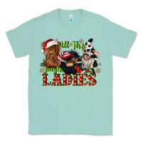Seafoam all the jingle ladies Classic Tee - CowGirlArtShop
