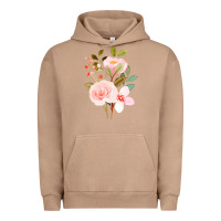 Pigment Burro Bouquet Floral Urban Hoodie - linhVisuals