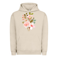 Pigment French Oak Bouquet Floral Urban Hoodie - linhVisuals