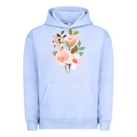 Pigment Grape Ice Bouquet Floral Urban Hoodie - linhVisuals