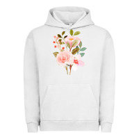 Pigment Lunar Rock Bouquet Floral Urban Hoodie - linhVisuals