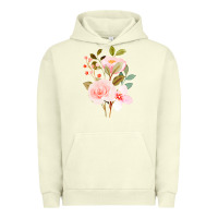 Pigment Pistachio Bouquet Floral Urban Hoodie - linhVisuals