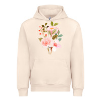 Sandshell Bouquet Floral Urban Hoodie - linhVisuals