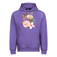 Tulip Bouquet Floral Urban Hoodie - linhVisuals