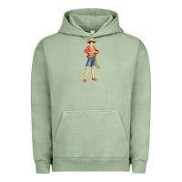 Pigment Oil Green one piece Urban Hoodie - linhVisuals