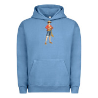 Pigment Pebble Blue one piece Urban Hoodie - linhVisuals