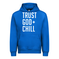 Cobalt trust god and chill tee vintage pullover hoodie Urban Hoodie - linhVisuals