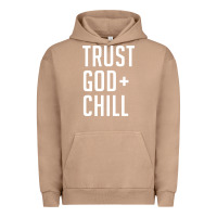 Pigment Burro trust god and chill tee vintage pullover hoodie Urban Hoodie - linhVisuals