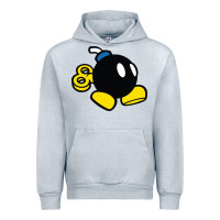 Heather Grey bomb Urban Hoodie - linhVisuals