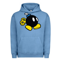 Pigment Pebble Blue bomb Urban Hoodie - linhVisuals