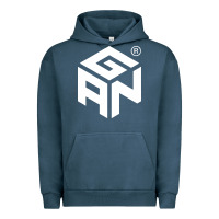 Pigment Midnight Navy Gancube Urban Hoodie - linhVisuals