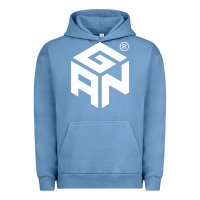 Pigment Pebble Blue Gancube Urban Hoodie - linhVisuals