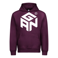 Mauve Wine Gancube Urban Hoodie - linhVisuals
