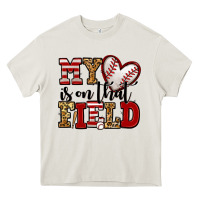 My Heart Is On That Field Baseball Heavy Core Tee | Teevron