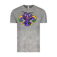 Cloud Rock mardi gras crawfish Vintage Tee - FaDigitalArtStudio