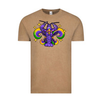 Mardi Gras Crawfish Vintage Tee | Teevron