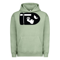 Pigment Oil Green bullet bill Urban Hoodie - linhVisuals