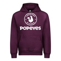 Mauve Wine Popeyes Urban Hoodie - linhVisuals