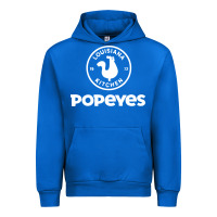 Cobalt Popeyes Urban Hoodie - linhVisuals