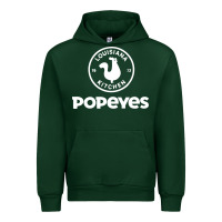 Forest Green Popeyes Urban Hoodie - linhVisuals