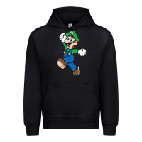 Black luigi Urban Hoodie - linhVisuals