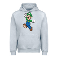 Heather Grey luigi Urban Hoodie - linhVisuals