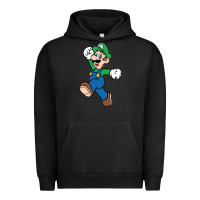 Pigment Black luigi Urban Hoodie - linhVisuals