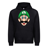 Black luigi Urban Hoodie - linhVisuals