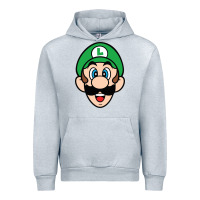 Heather Grey luigi Urban Hoodie - linhVisuals