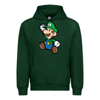 Forest Green paper luigi Urban Hoodie - linhVisuals