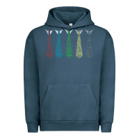 Pigment Midnight Navy Tally Hall Ties Urban Hoodie - linhVisuals