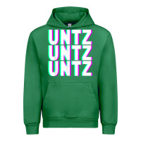 Emerald untz untz untz techno dubstep riddim raver dj party t shirt Urban Hoodie - linhVisuals
