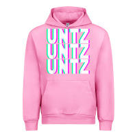Fuchsia Pink untz untz untz techno dubstep riddim raver dj party t shirt Urban Hoodie - linhVisuals