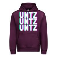 Mauve Wine untz untz untz techno dubstep riddim raver dj party t shirt Urban Hoodie - linhVisuals