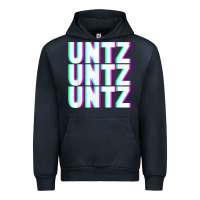 Navy untz untz untz techno dubstep riddim raver dj party t shirt Urban Hoodie - linhVisuals