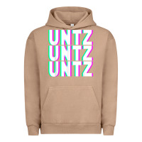 Pigment Burro untz untz untz techno dubstep riddim raver dj party t shirt Urban Hoodie - linhVisuals