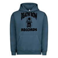 Pigment Midnight Navy death row record Urban Hoodie - linhVisuals