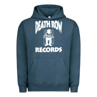 Pigment Midnight Navy death row record Urban Hoodie - linhVisuals