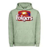 Pigment Oil Green folgers Urban Hoodie - linhVisuals
