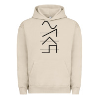 Pigment French Oak vintage analog synthesizer techno waveform   synth nerd raglan basebal Urban Hoodie - linhVisuals