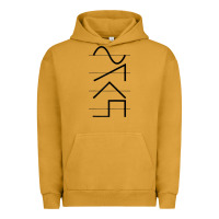 Pigment Peanut Butter vintage analog synthesizer techno waveform   synth nerd raglan basebal Urban Hoodie - linhVisuals