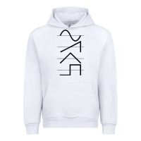 White vintage analog synthesizer techno waveform   synth nerd raglan basebal Urban Hoodie - linhVisuals